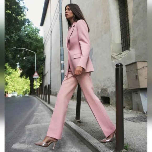 ZARA FLARED HIGH WAIST PANTS - Picture 2 of 6